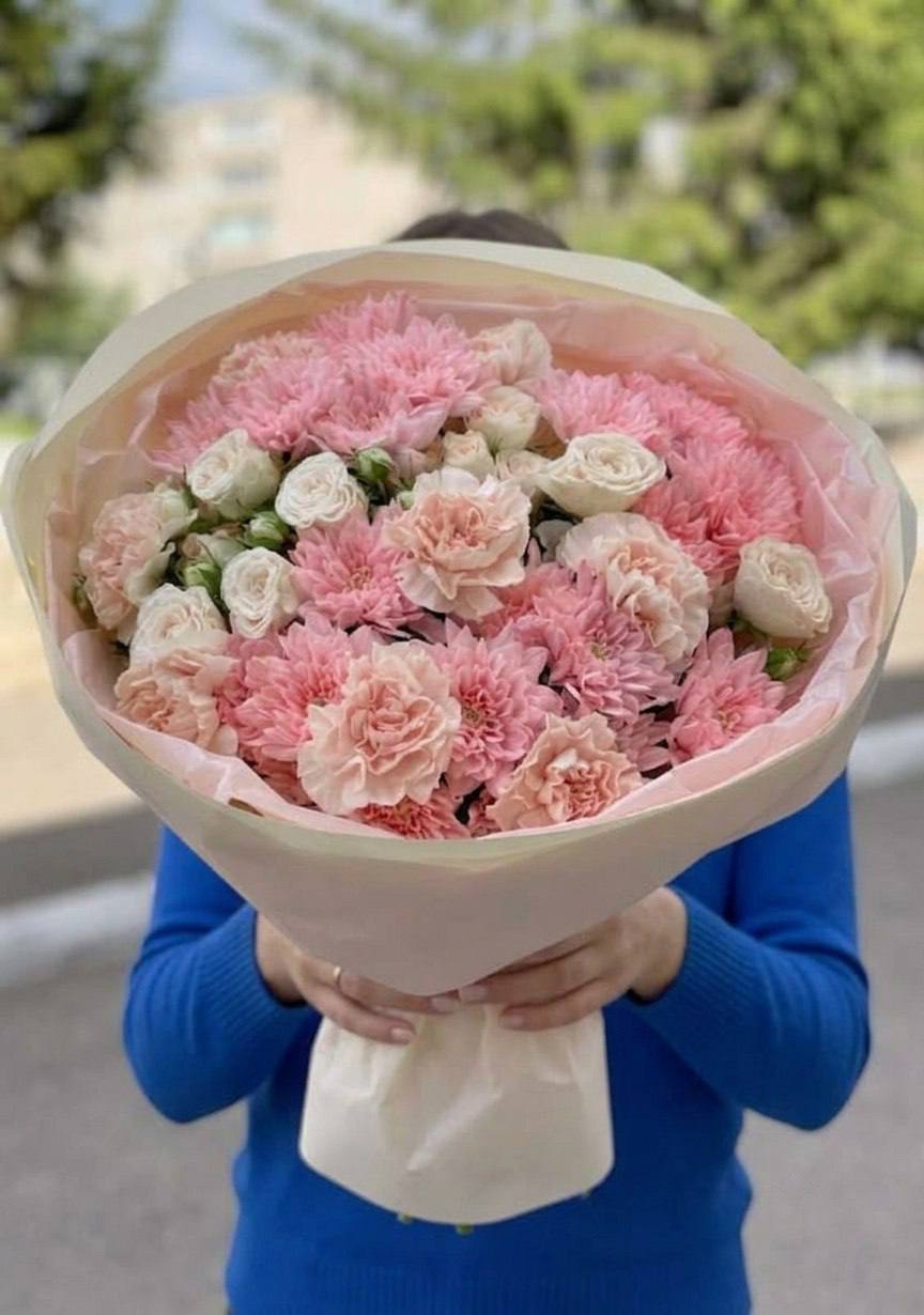 Авторский букет «Шелковые поцелуи»
